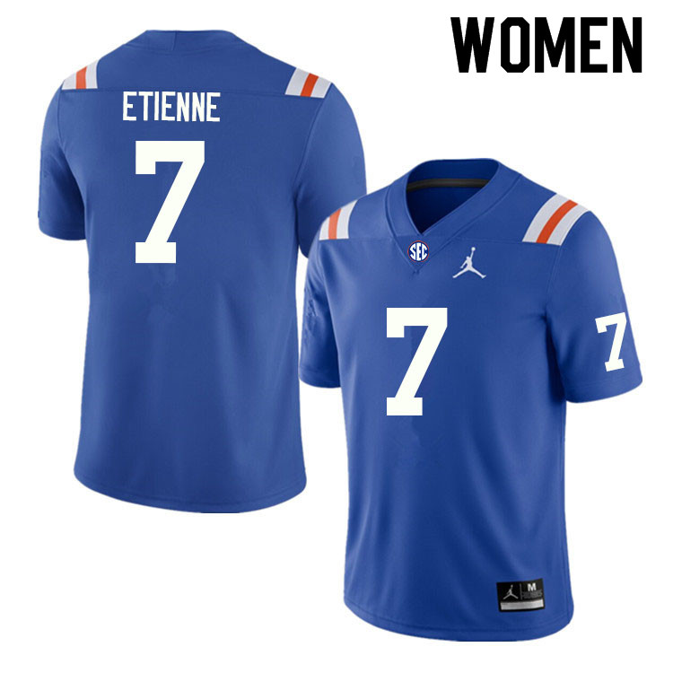 Women #7 Trevor Etienne Florida Gators College Football Jerseys Sale-Throwback